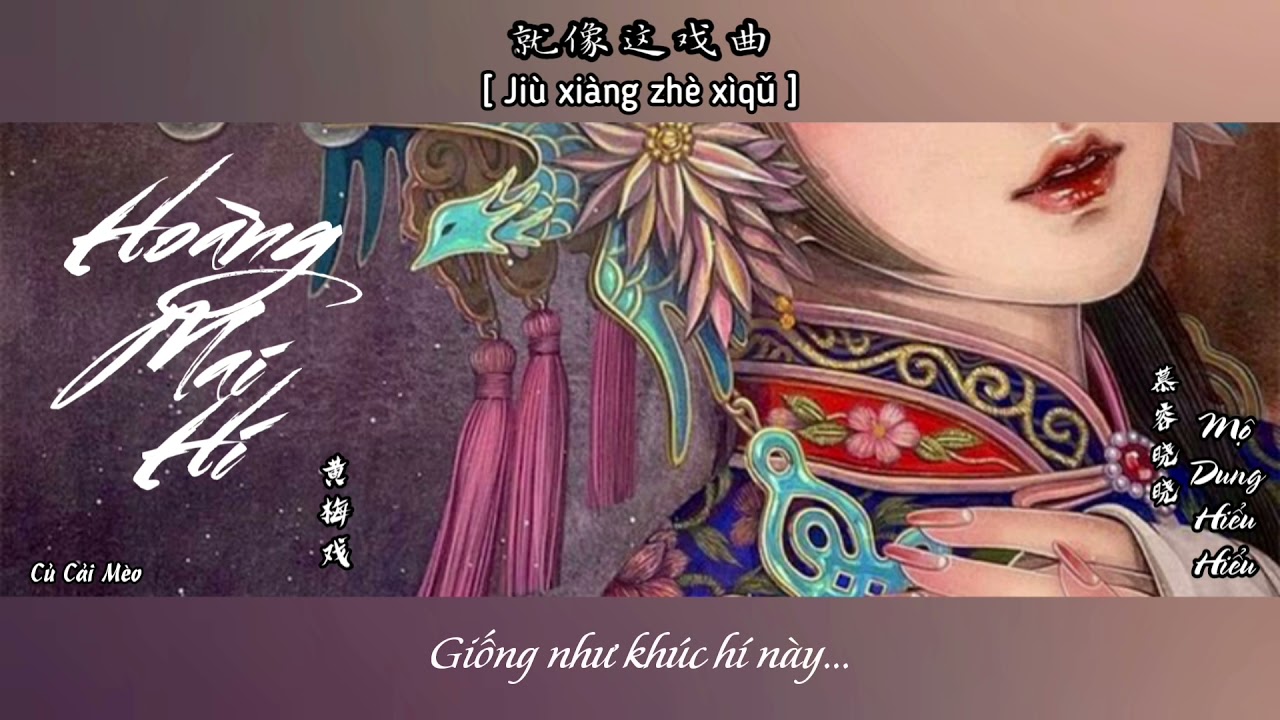 [ Vietsub + Pinyin ] Hoàng Mai Hí - Mộ Dung Hiểu Hiểu || 黄梅戏 - 慕容晓晓