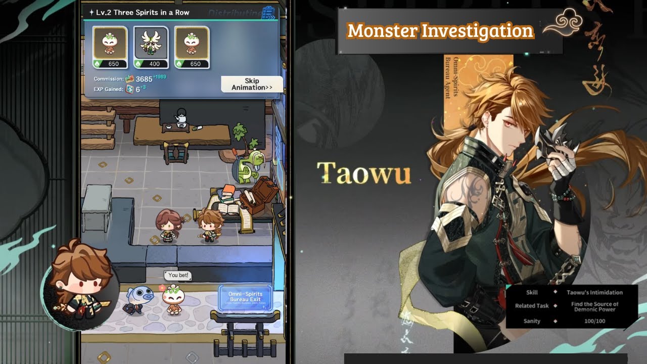 Omni-Spirits Bureau: Dark Fates - Luke Route, Monster Investigation || Tears of Themis