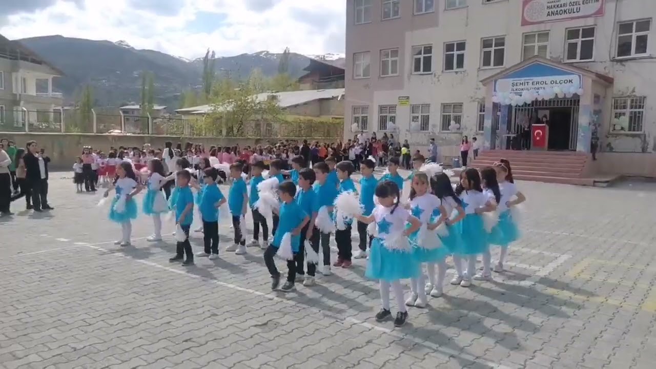 23 Nisan  Şehit Erol Olçok İlkokulu 2-A Mavi Boncuk (Kolay ) Oyunu