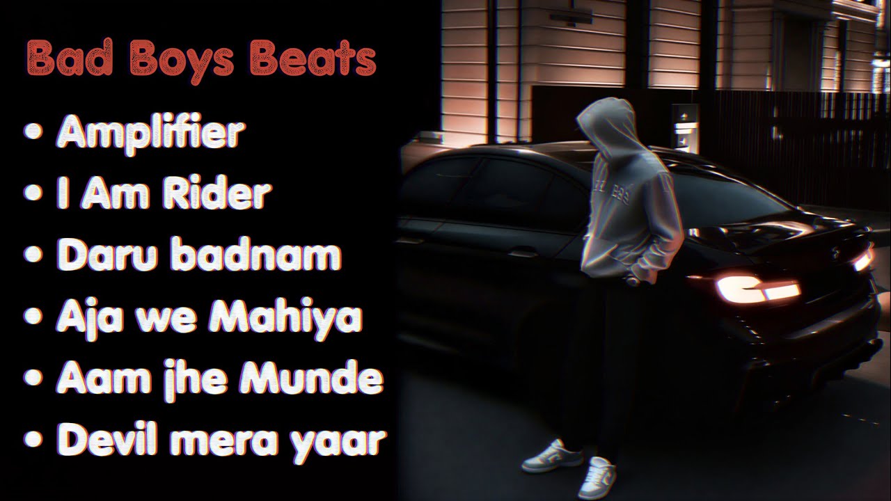 Bad Boy Beats 🔥 | Slowed & Reverb & Attitude Songs | Punjabi Lofi Mashup | Amplifier | I am rider...