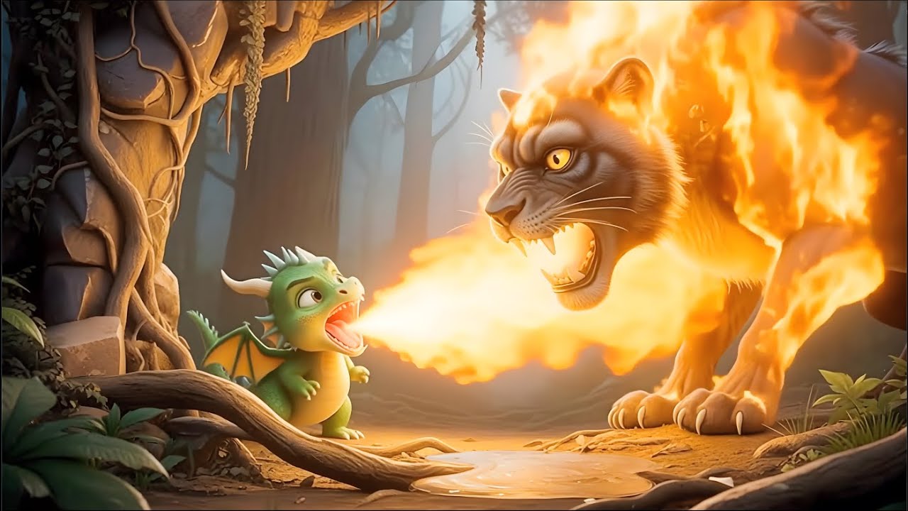 She found a BABY DRAGON in the mud...