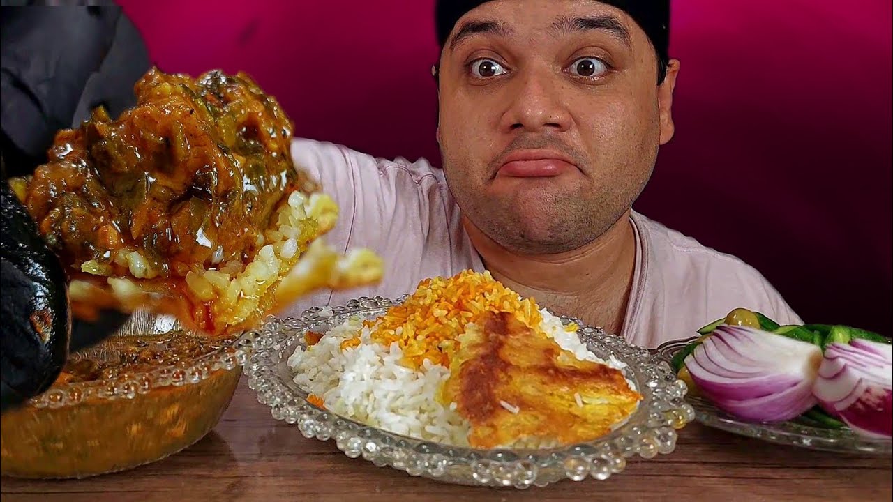 asmr Iranian fish stew (ghalieh)