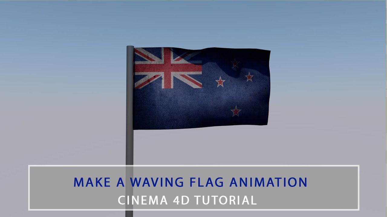 How to make a waving flag in Cinema 4D