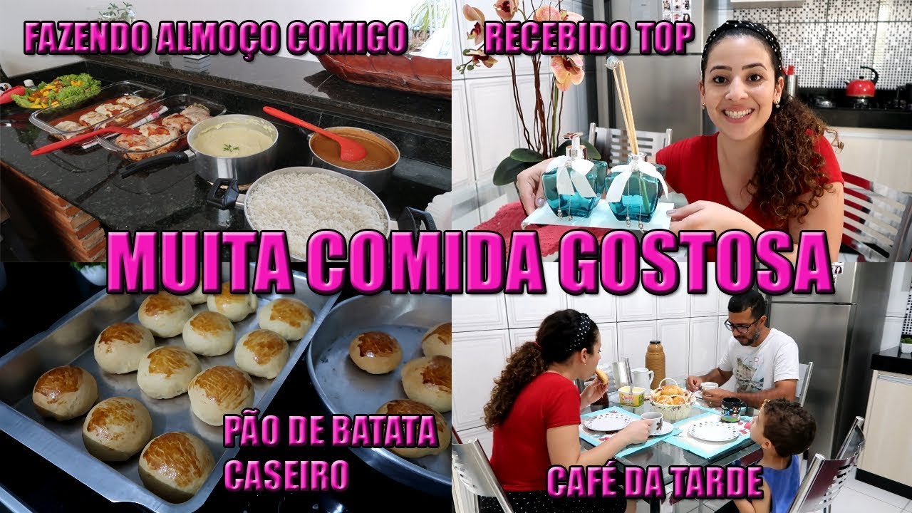 FAZENDO ALMOÇO COMIGO, FIZ PÃO DE BATATA, RECEBIDO LINDO | Letícia Veloso