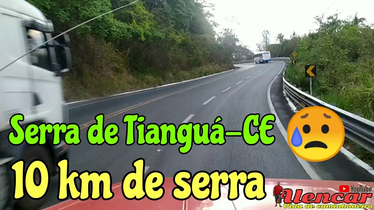 Descendo a serra de Tianguá-CE BR 222 (Serra da Ibiapaba)