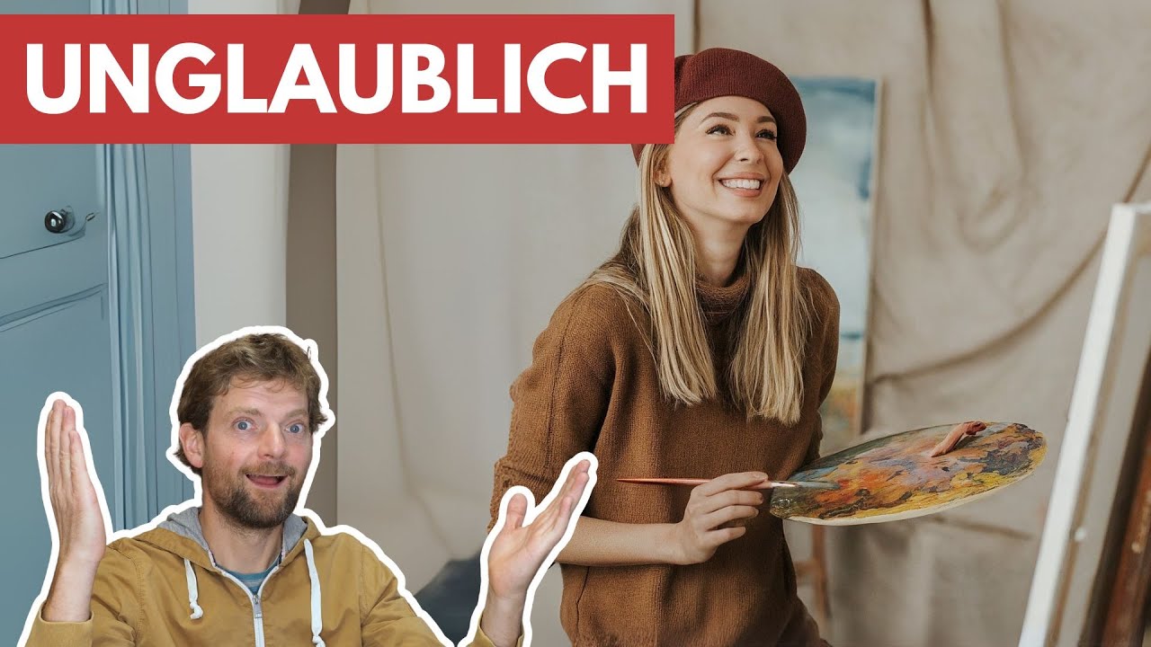 So malst du realistische Bilder in wenigen Minuten: Mit dieser einfachen Technik und Acryl