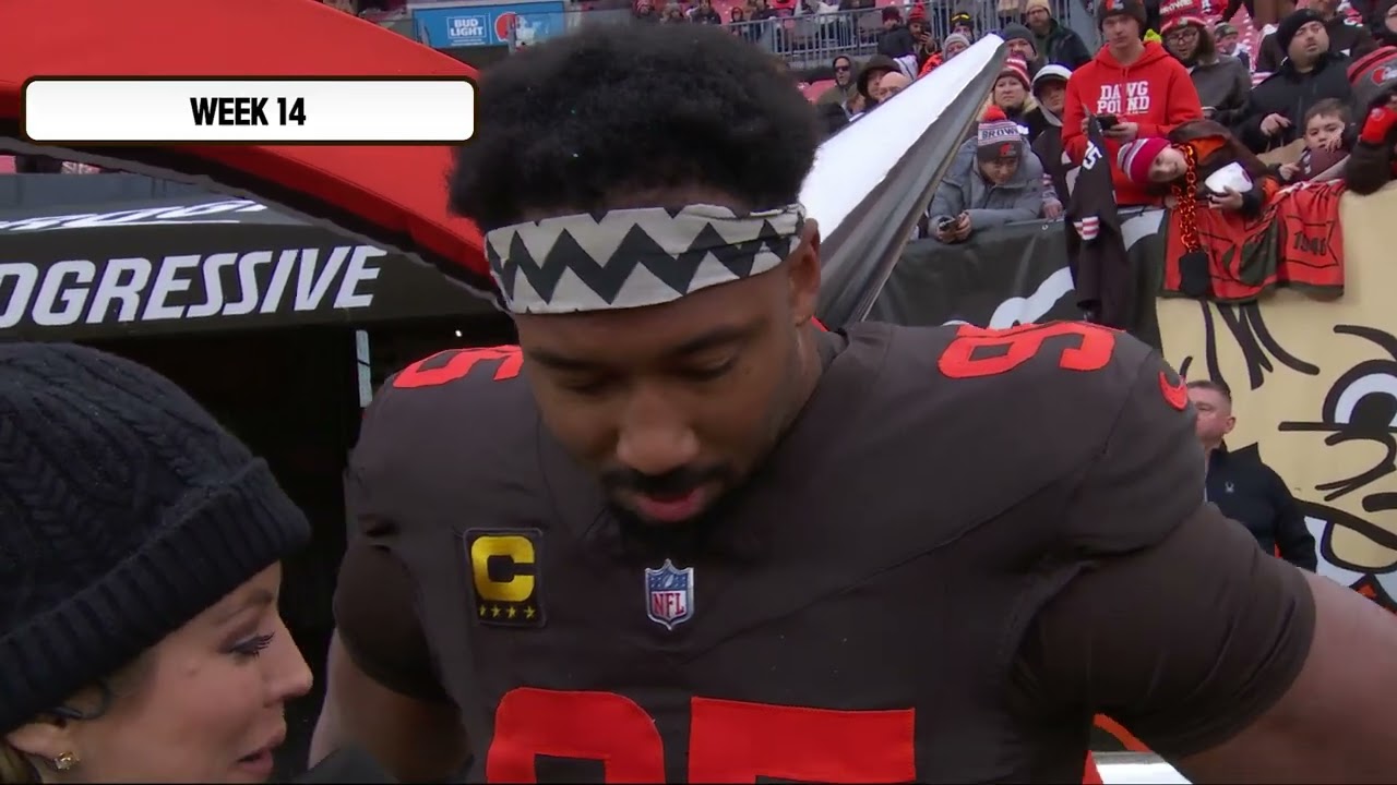 Myles Garrett Breaks the Single Season Sack Record | 2025 NFL Feel Good Stories