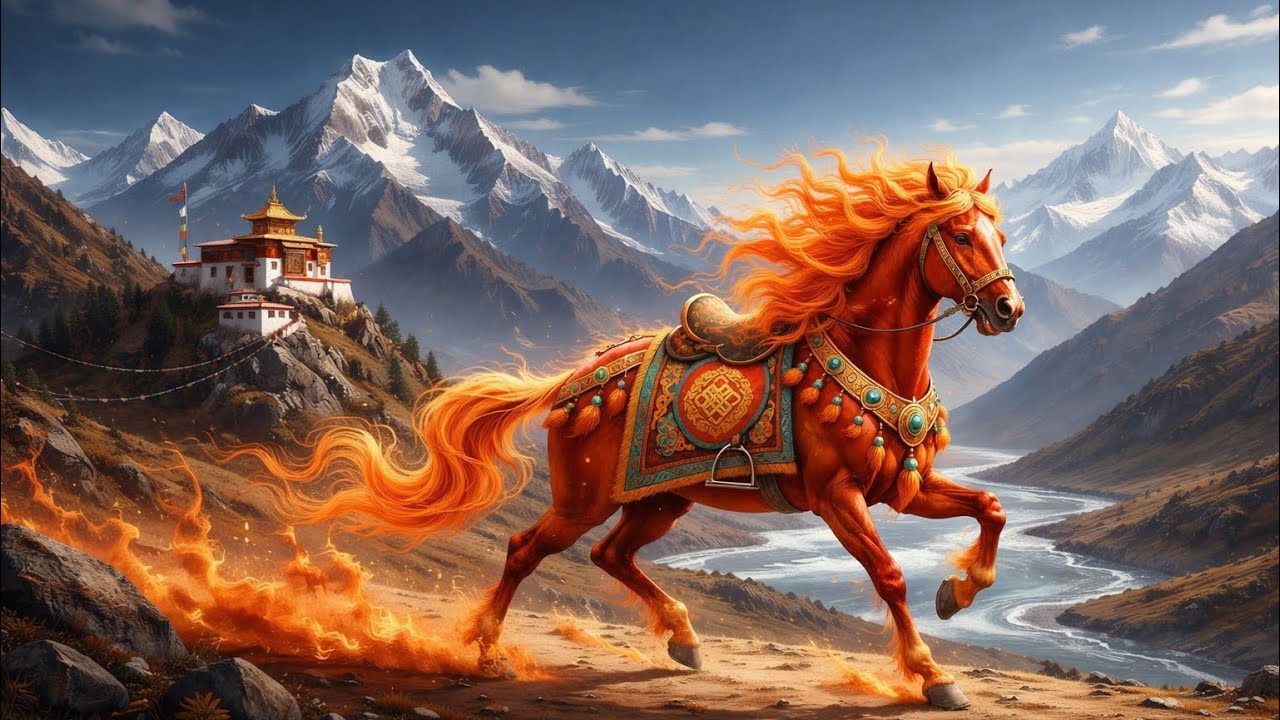 2026 Fire Horse Mantra | Inner Strength & Protection | Om Hrih Shal Shal Hung Phat