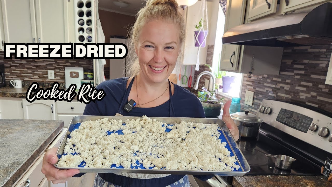 Freeze Drying Cooked Rice