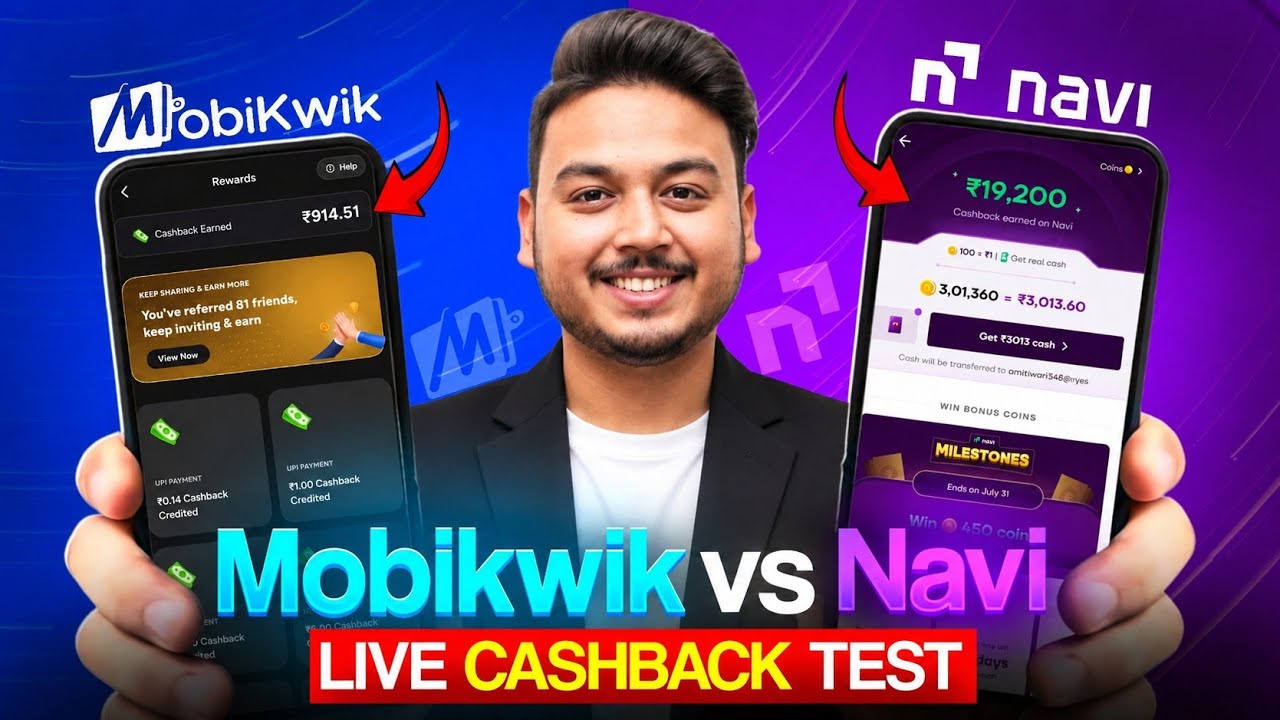 Navi vs MobiKwik: Which Is Best | App Giving the Most Cashback | Best UPI Payment App in India