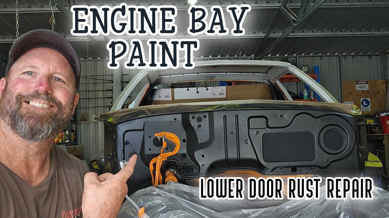 Engine bay paint on the WB Ute