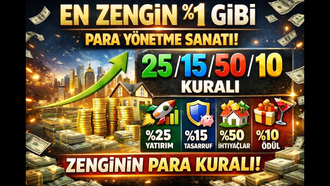 En Zengin %1 Gibi Para Yönetme Sanatı: 25/15/50/10 Kuralı