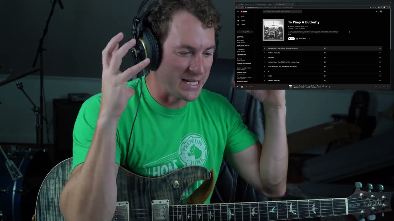 Guitar Teacher REACTS: Kendrick Lamar "To Pimp A Butterfly' FULL ALBUM PT.1