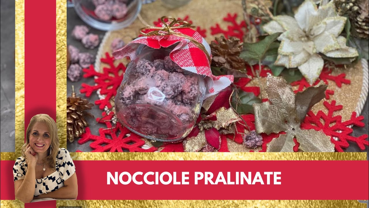 NOCCIOLE PRALINATE DI NATALE FATTE IN CASA DA ROSARIA 🎄 /Praline hazelnuts homemade by Rosaria