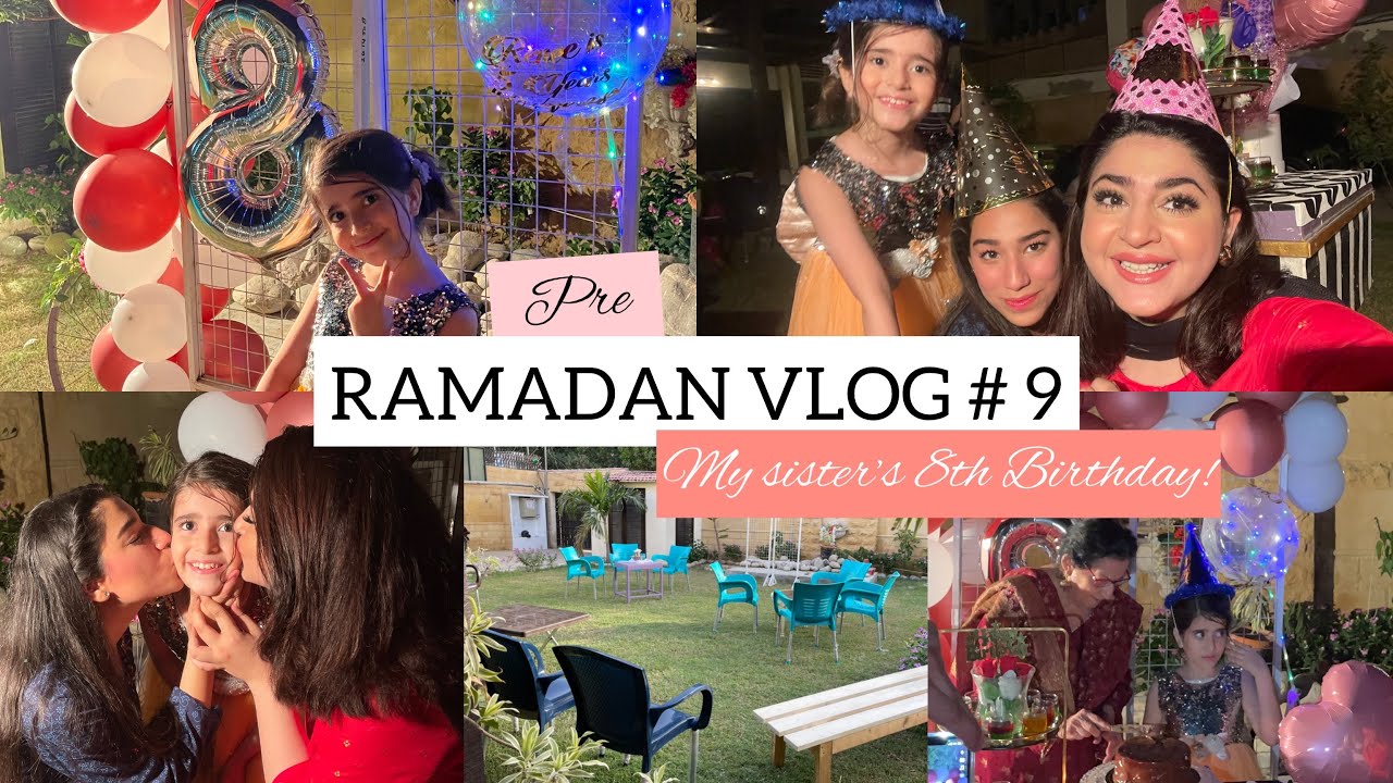MY SISTER’S 8th BIRTHDAY 🎉 SET-UP, GIFT SHOPPING & FAMILY DINNER | GLOSSIPSVLOGS