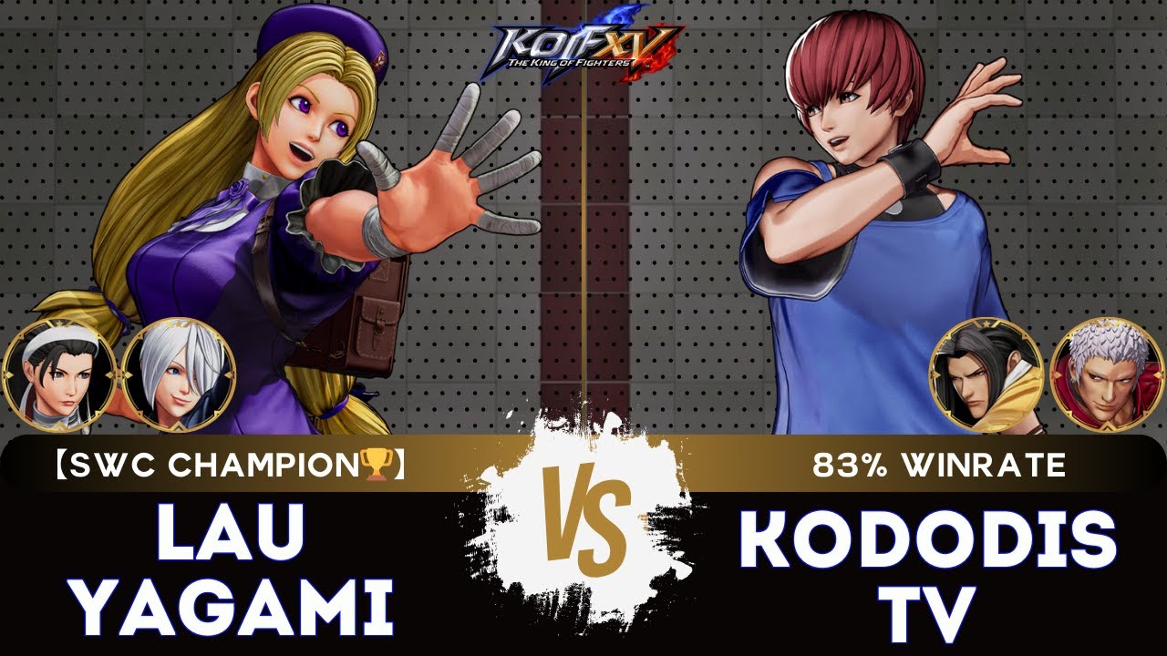 KOF XV ▰ LAUYAGAMI (Hinako/&Aacute;ngel/Chizuru) 🆚 KODODIS TV (Gato/O.Yashiro/Chris)🎞️Replay Match - 12/25