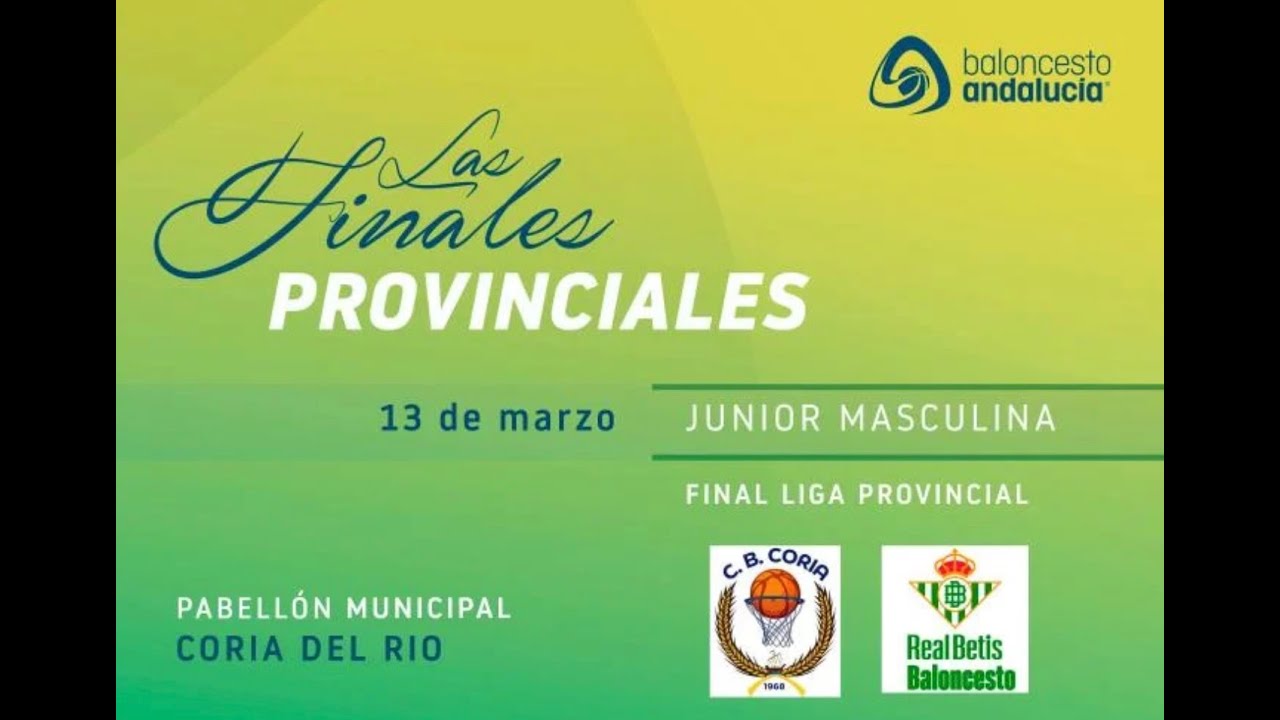 Real Betis Baloncesto - Sabas Jamones CB Coria XL (Final Junior Sevilla 2025)  4K50p