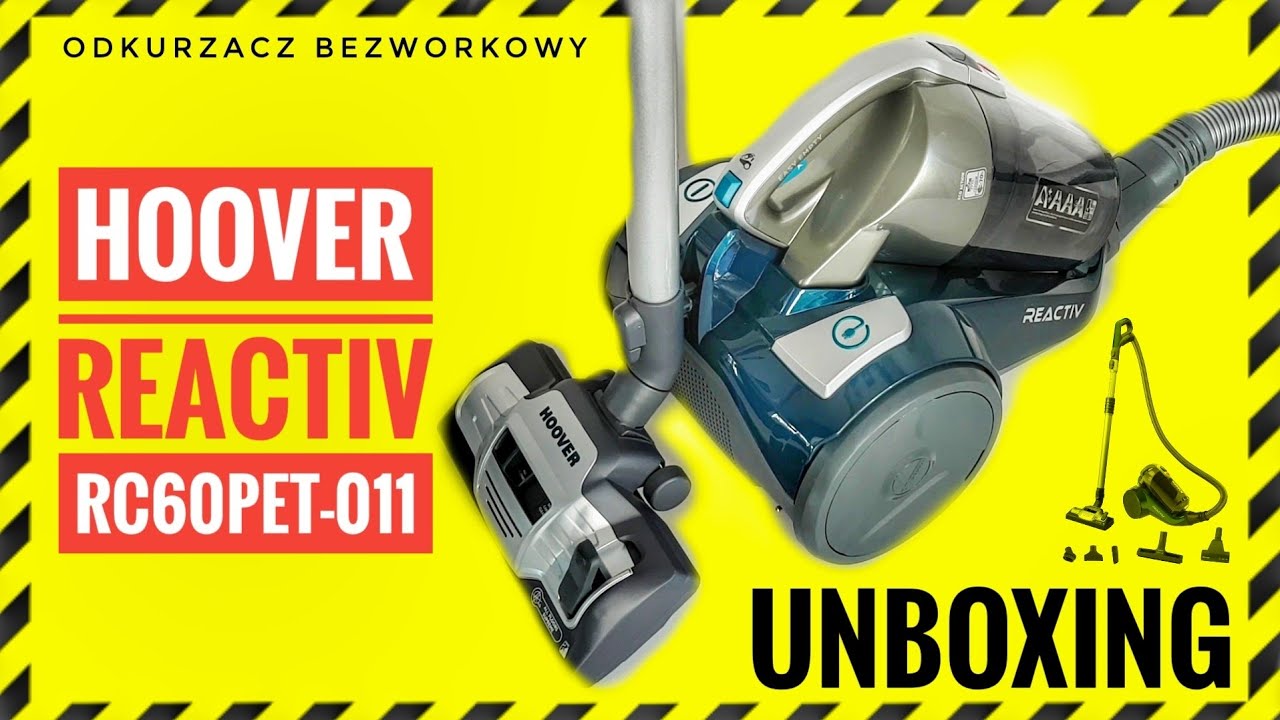 Hoover Reactiv RC60PET 011 odkurzacz bezworkowy - unboxing rozpakowanie | ForumWiedzy