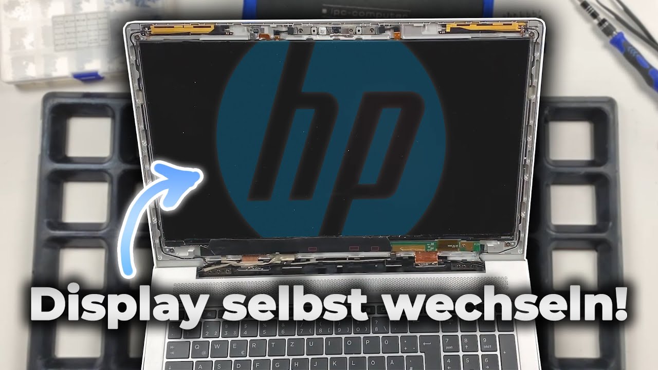 HP Elitebook Displaytausch - Schritt-für-Schritt Anleitung für EliteBook G5, G6, G7 und G8.