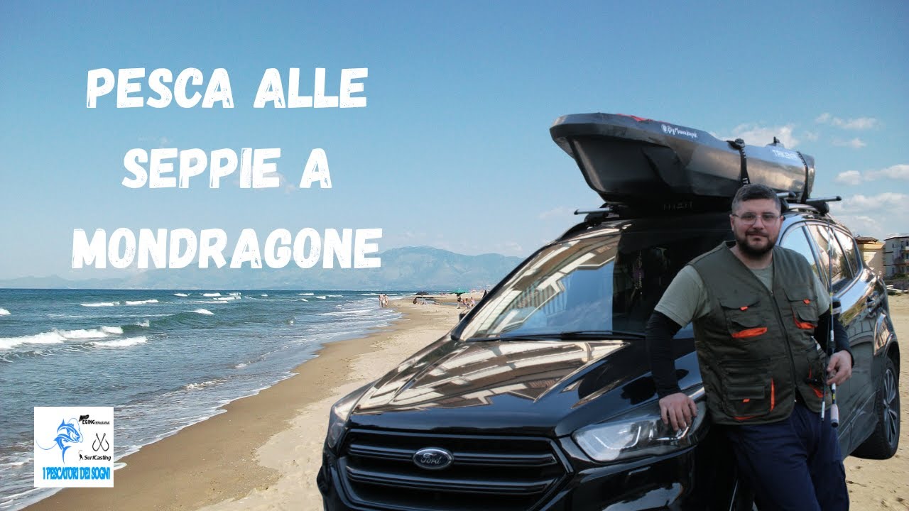 Pesca ad eging da riva e da kayak a Mondragone