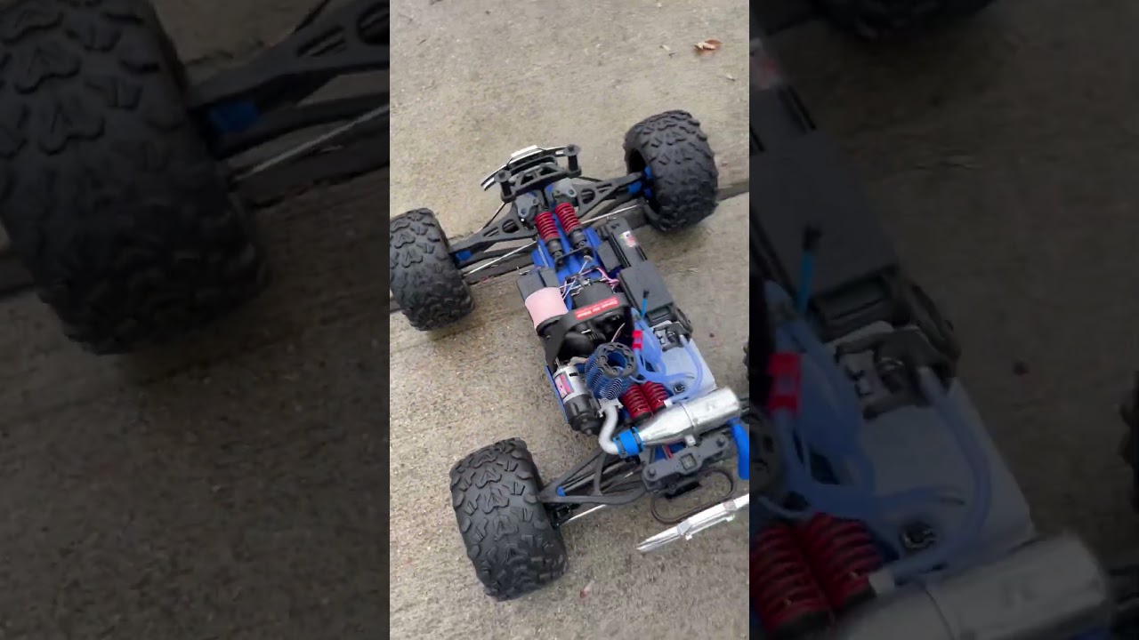 My first nitro rc!                     (Traxxas revo 3.3)