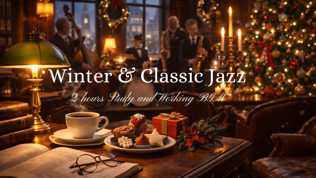 Luxury Winter Classic Jazz ❄️ Elegant & Calm Lounge Music