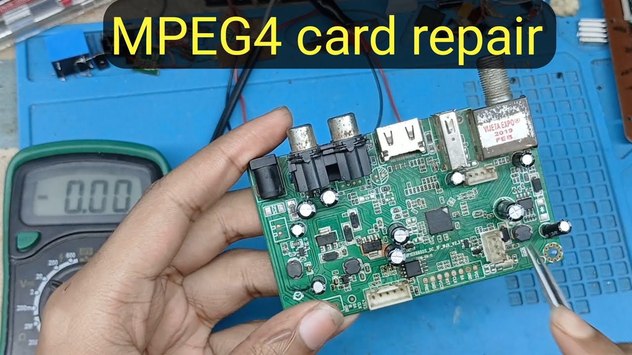 How to repair dead mpeg4 card || Gx6605s card repair