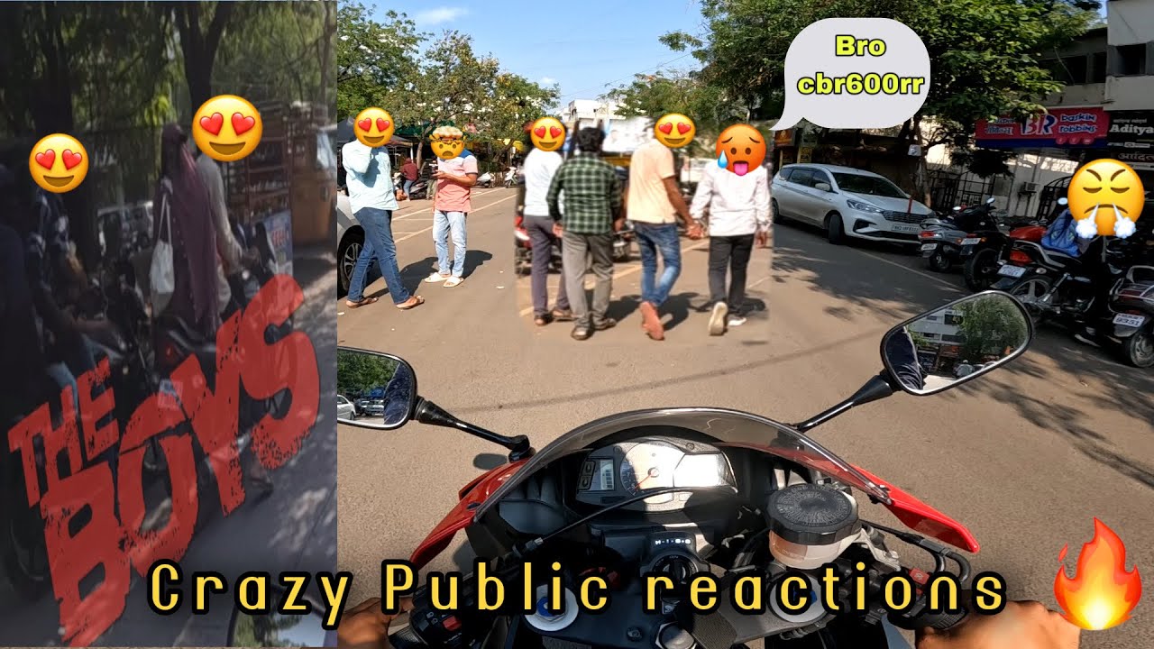 CRAZY PUBLIC REACTIONS ON THIS LOUDEST CBR600RR 🔥| PUBLIC REACTIONS #publicreaction #superbike #cbr