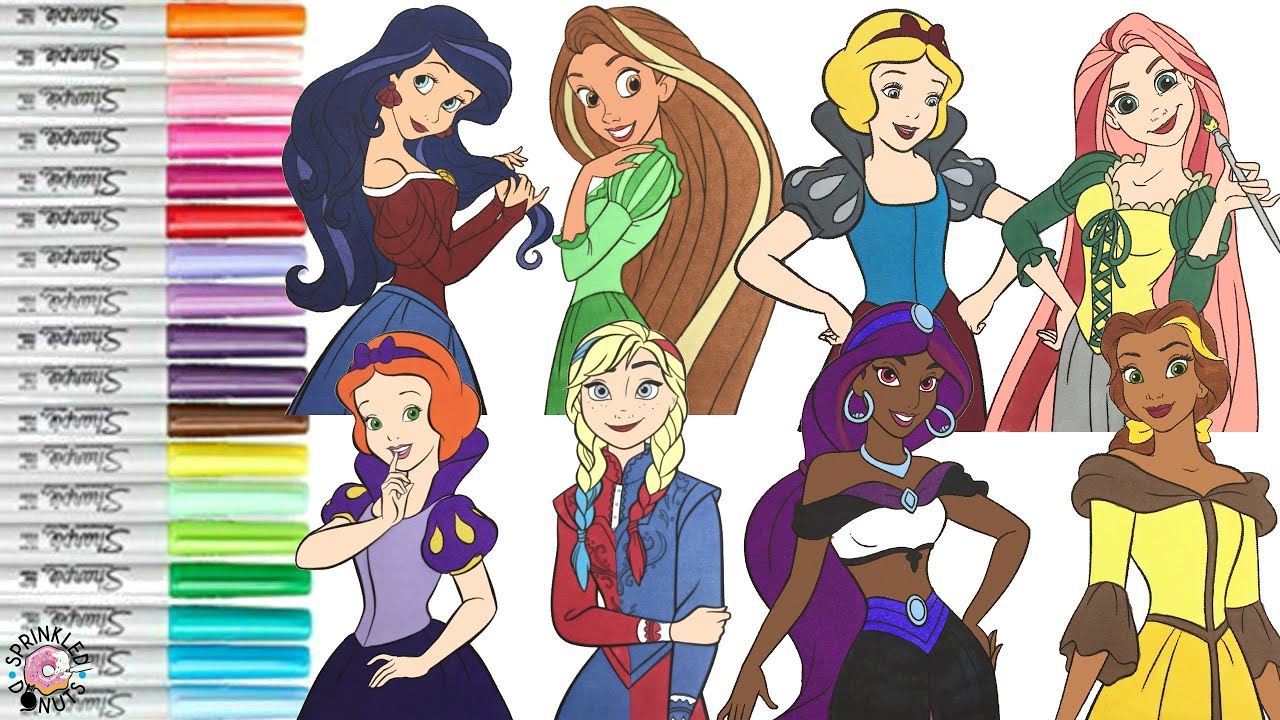 Disney Princess Makeover as DC Super Hero Girls Diana Prince Kara Danvers Selina Kyle Jessica Cruz