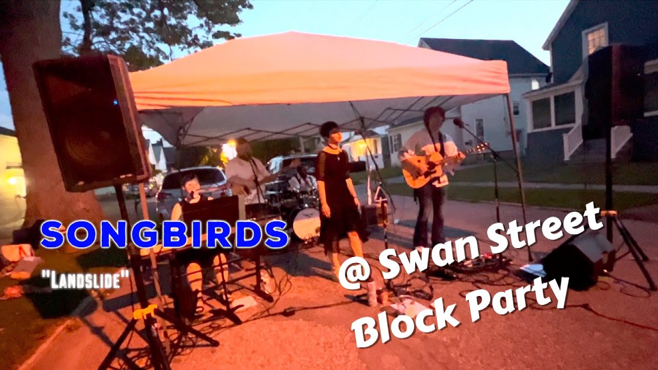 Fleetwood Mac Tribute Band Songbirds performs Landslide at Swan Street Block Party