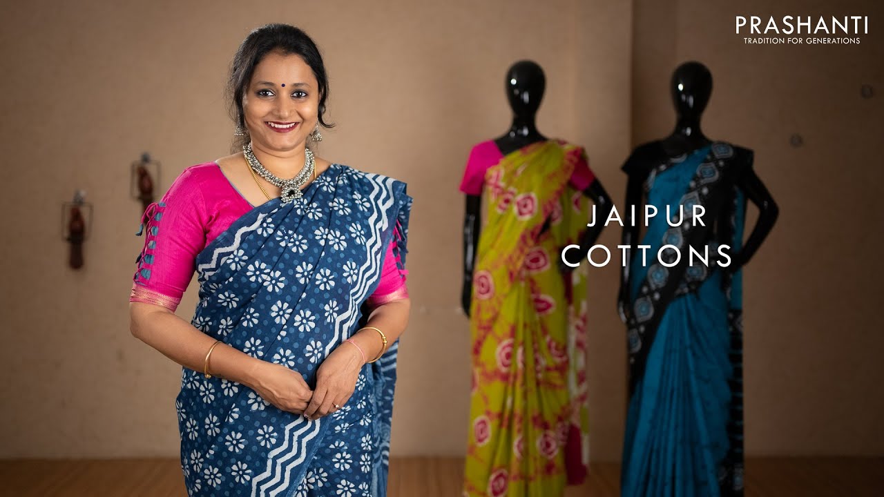 Jaipur Cotton Sarees | 27 Apr 21 | Prashanti