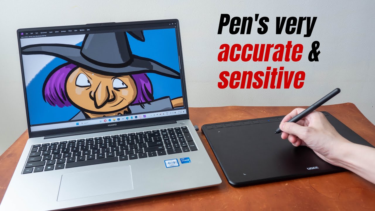 UGEE S1060W wireless pen tablet: Great drawing performance