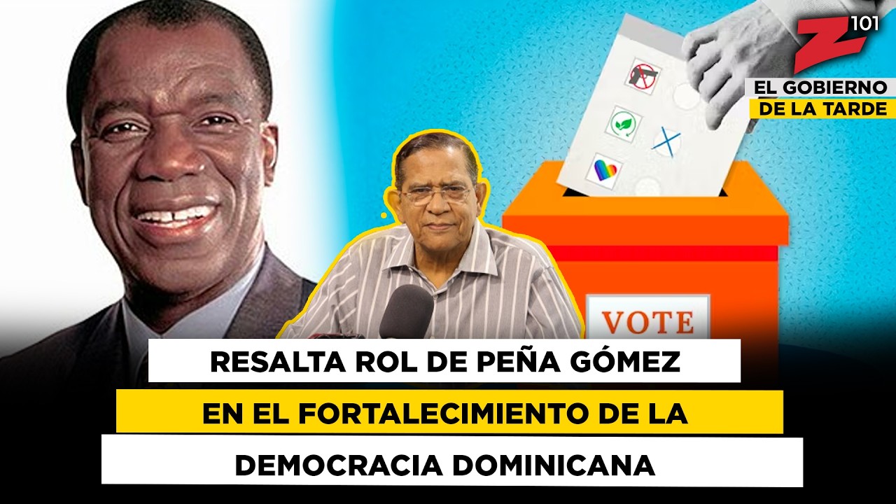 Resalta rol de Peña Gómez en el fortalecimiento de la democracia dominicana