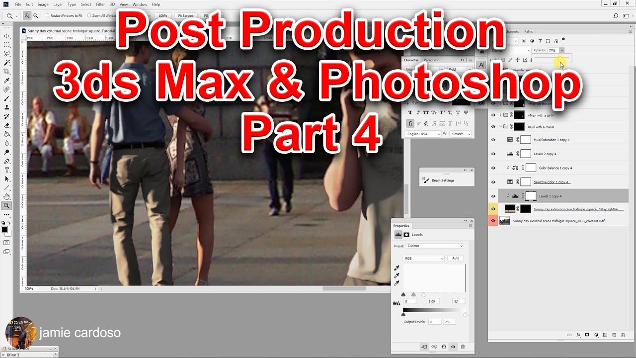 Post Production: 3ds max & Photoshop part 4 (CC)