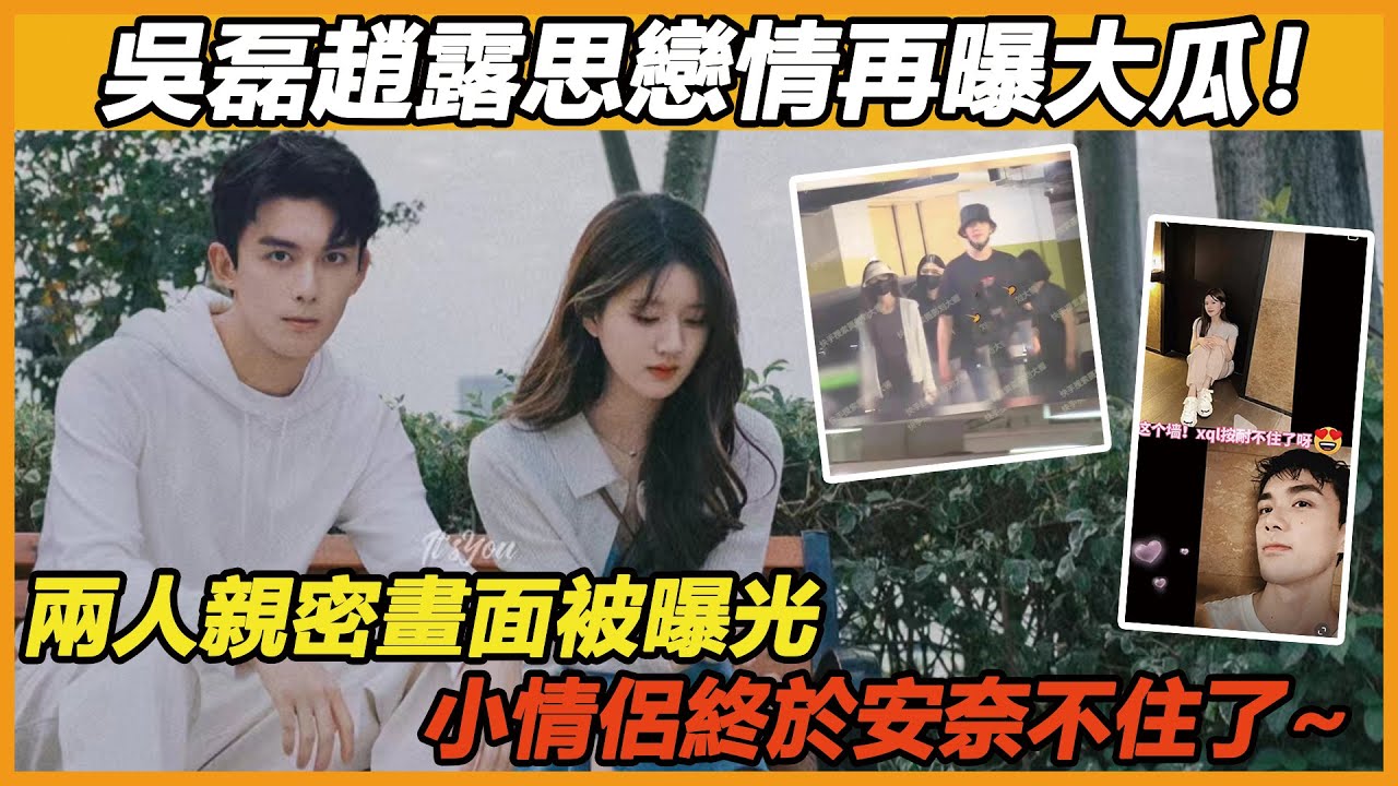 吳磊趙露思戀情再曝大瓜！同居被證實，牽手出行被抓拍，親密畫面被曝光，雙方工作室緊急回應，小情侶終究還是安耐不住了~#吴磊 #赵露思