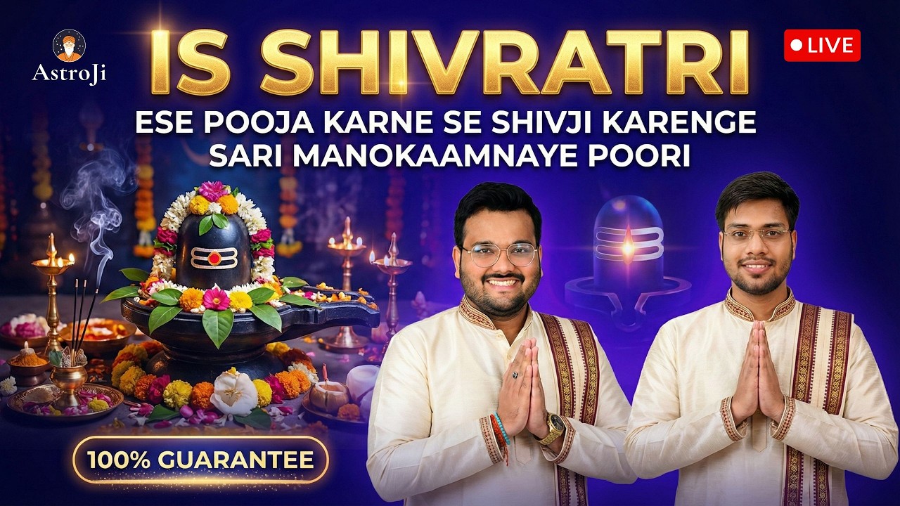 🔴LIVE: MahaShivratri 2026 | Complete Shiv Puja Vidhi & Live Prediction | India's Biggest Astrologers