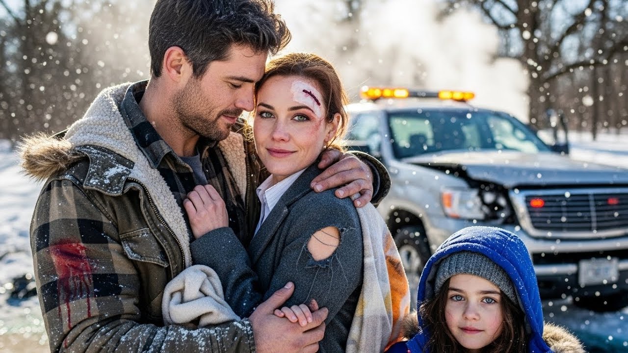 Struggling Dad Rescued Woman Trapped In Car During Snow, Not Knowing She Was A Millionaire In Love