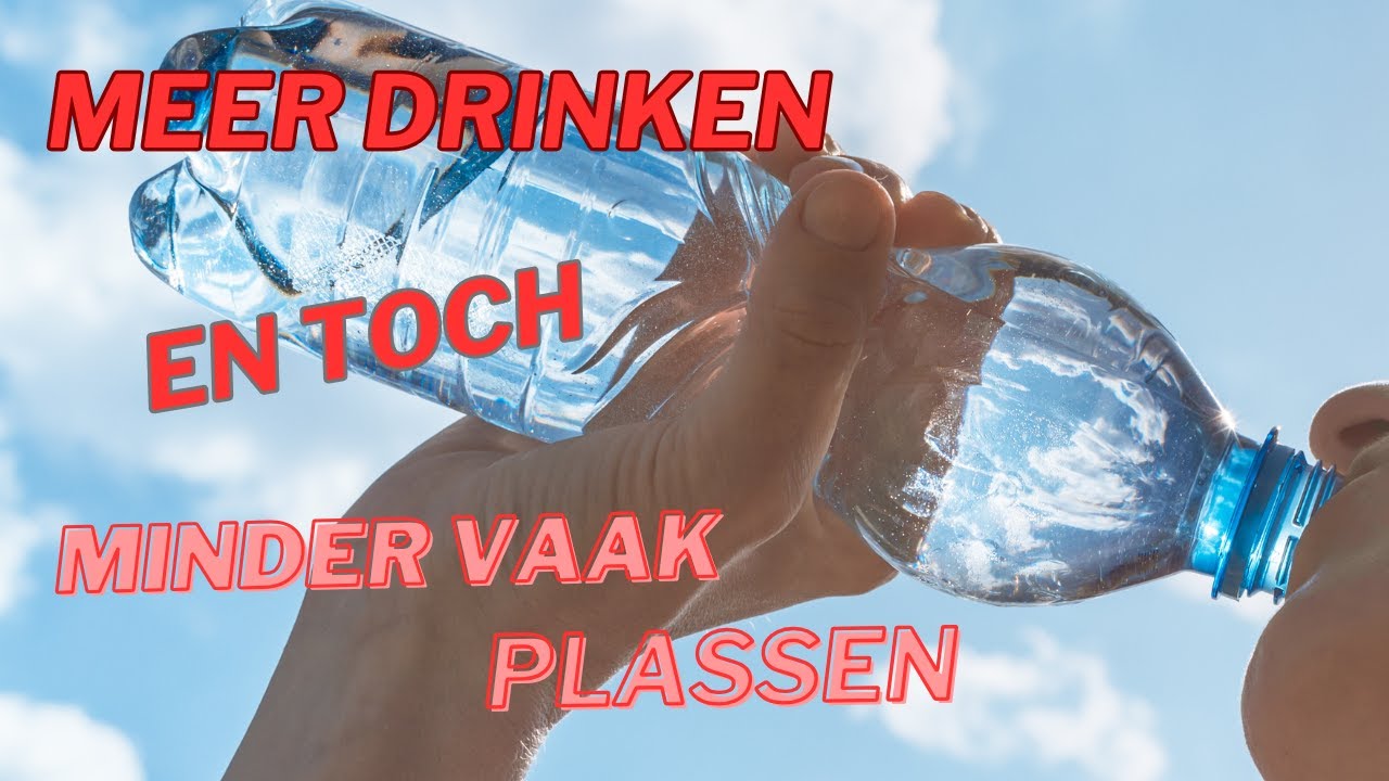 Meer drinken, en toch minder vaak plassen?