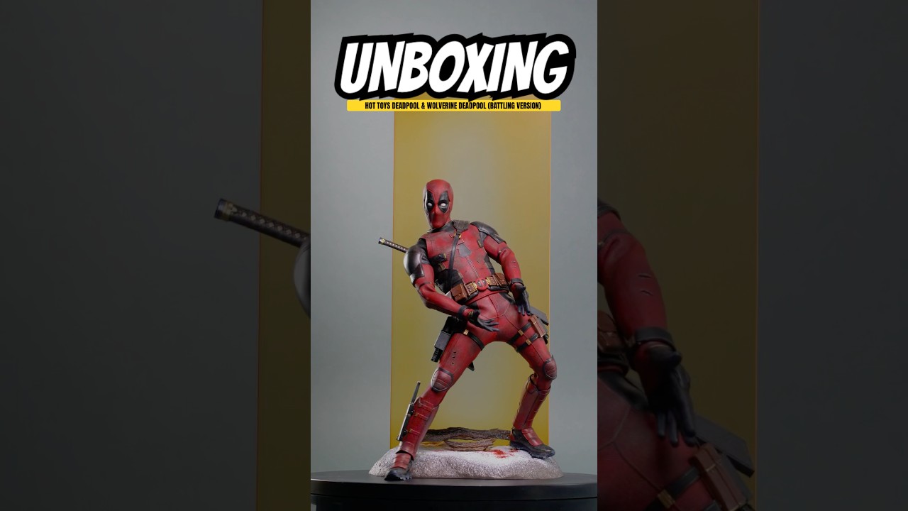 Unboxing: Hot Toys Marvel Studios Deadpool & Wolverine - Deadpool (Battling Version) #marvel