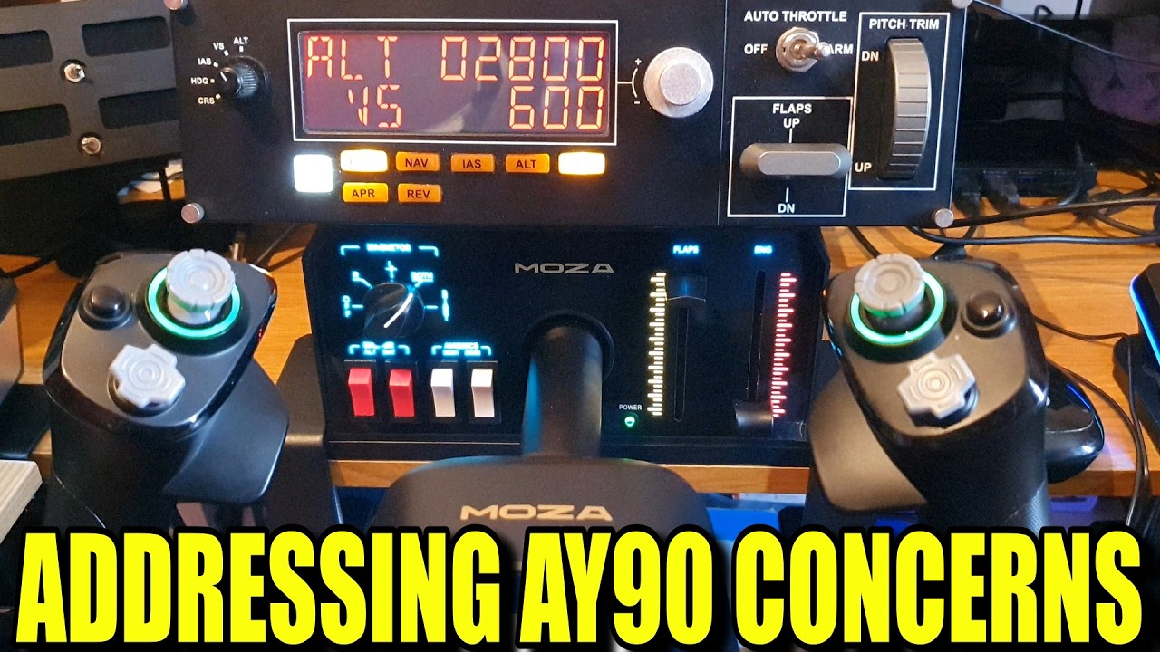 FS2024: Отвечаю на ваши вопросы и замечания по поводу Moza AY90 Force Feedback Yoke!