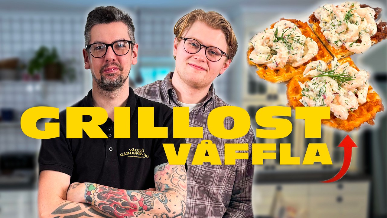 Kalle från Mästerkocken lagar Grillostvåfflor