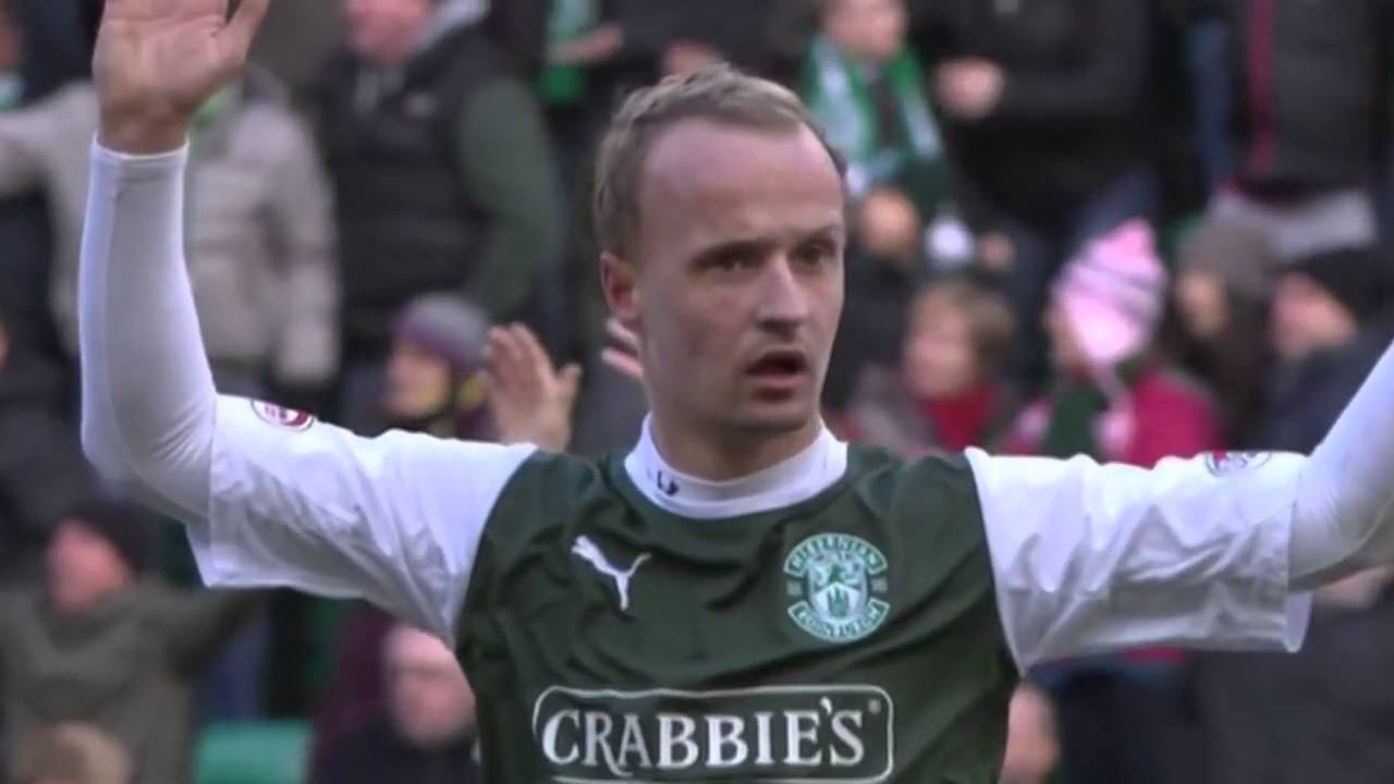 Leigh Griffiths Disallowed Goal v Heart Of Midlothian 10th March 2013