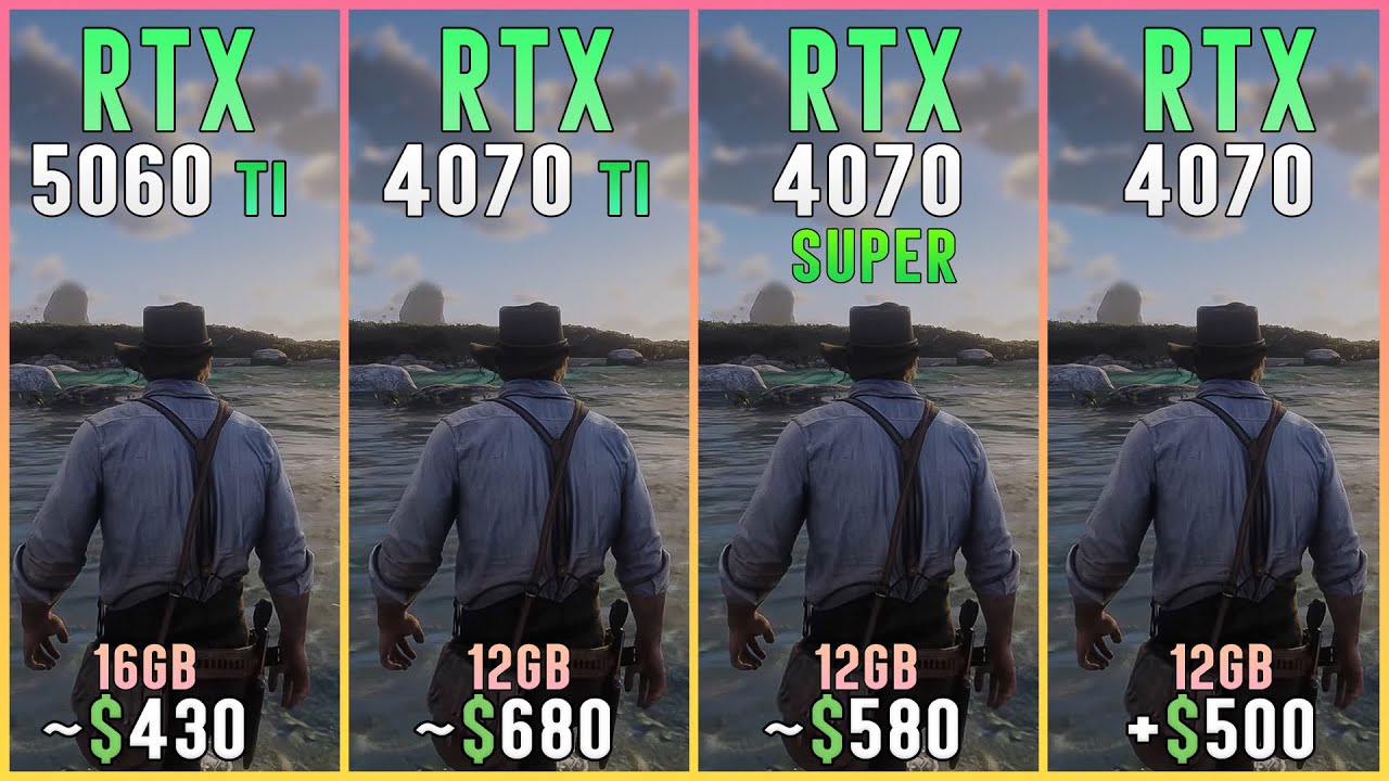 RTX 5060 Ti vs RTX 4070 Ti vs RTX 4070 SUPER vs RTX 4070 | 4K 1440p 1080p Benchmarks