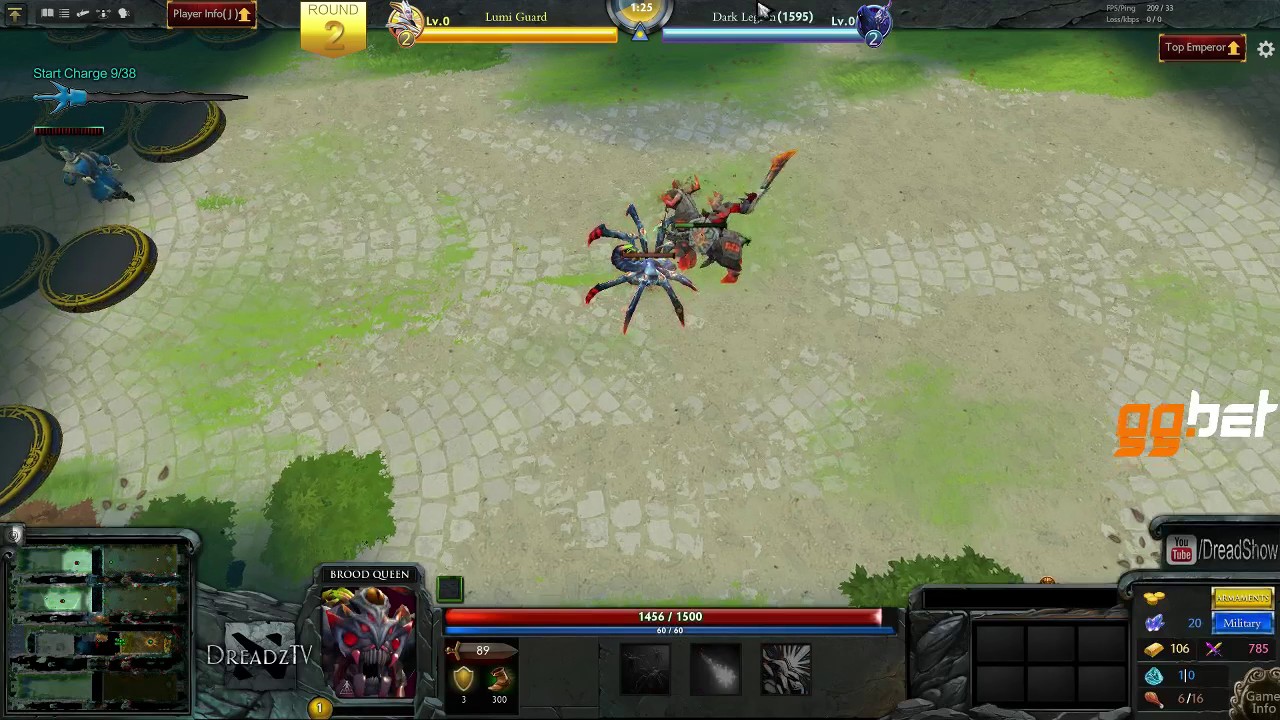 Dread's stream. Dota 2 For the king: beacon fire часть 1 / 16.11.2016.[1]