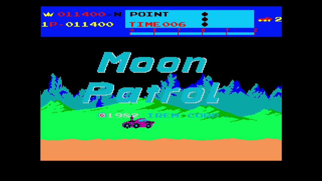 MiSTer (FPGA) Amiga: Moon Patrol 500