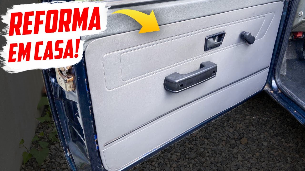 COMO RESTAURAR FORRO DE PORTA EM CASA (GOL / PARATI / SAVEIRO / ...)