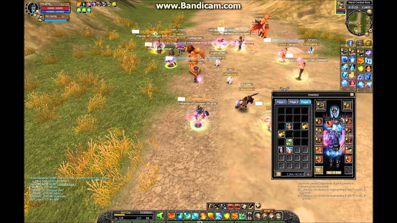 Silkroad Online Hades [Cx] PvP, 1 vs 1, ong way, offering show..