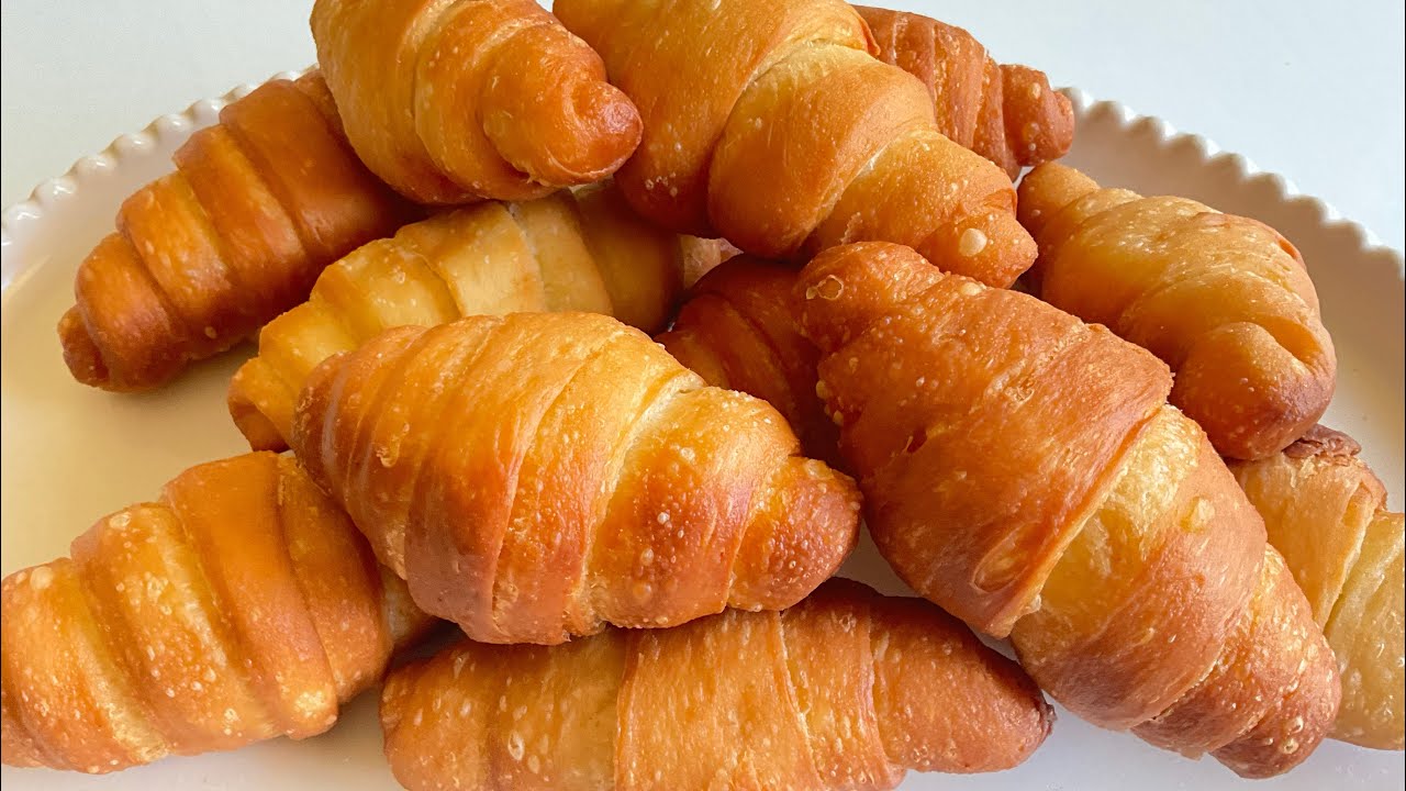 Delicious Fried Croissant recipe 🤤🥐