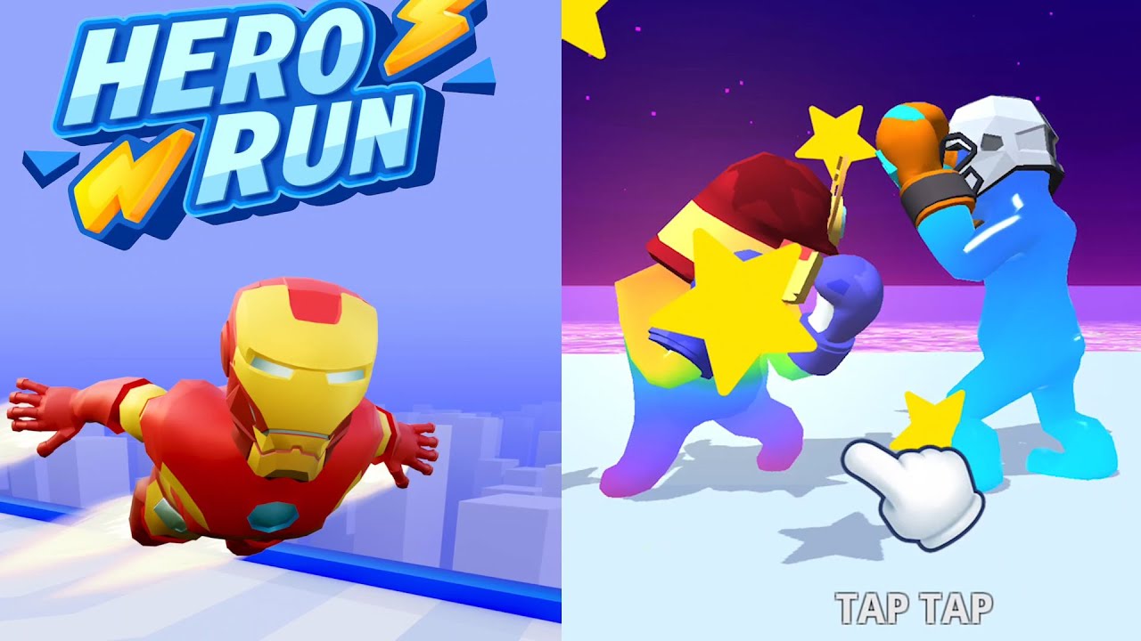 HeroRun vs Jelly Runner 3D Gameplay - Video Game PikaName