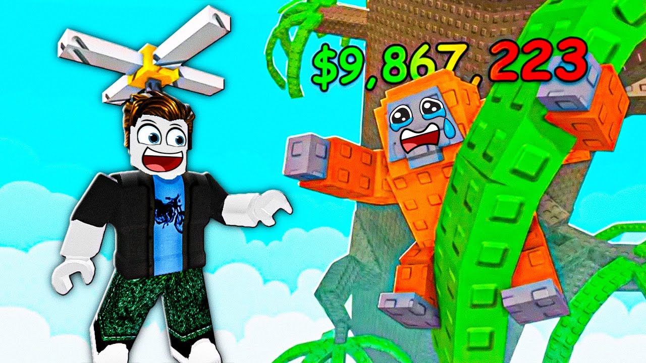becoming a HELICOPTER to SAVE ANIMALS in Roblox Be a Helicopter...